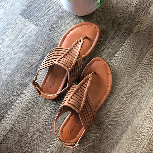 Indigo Shoes - Strappy brown sandals